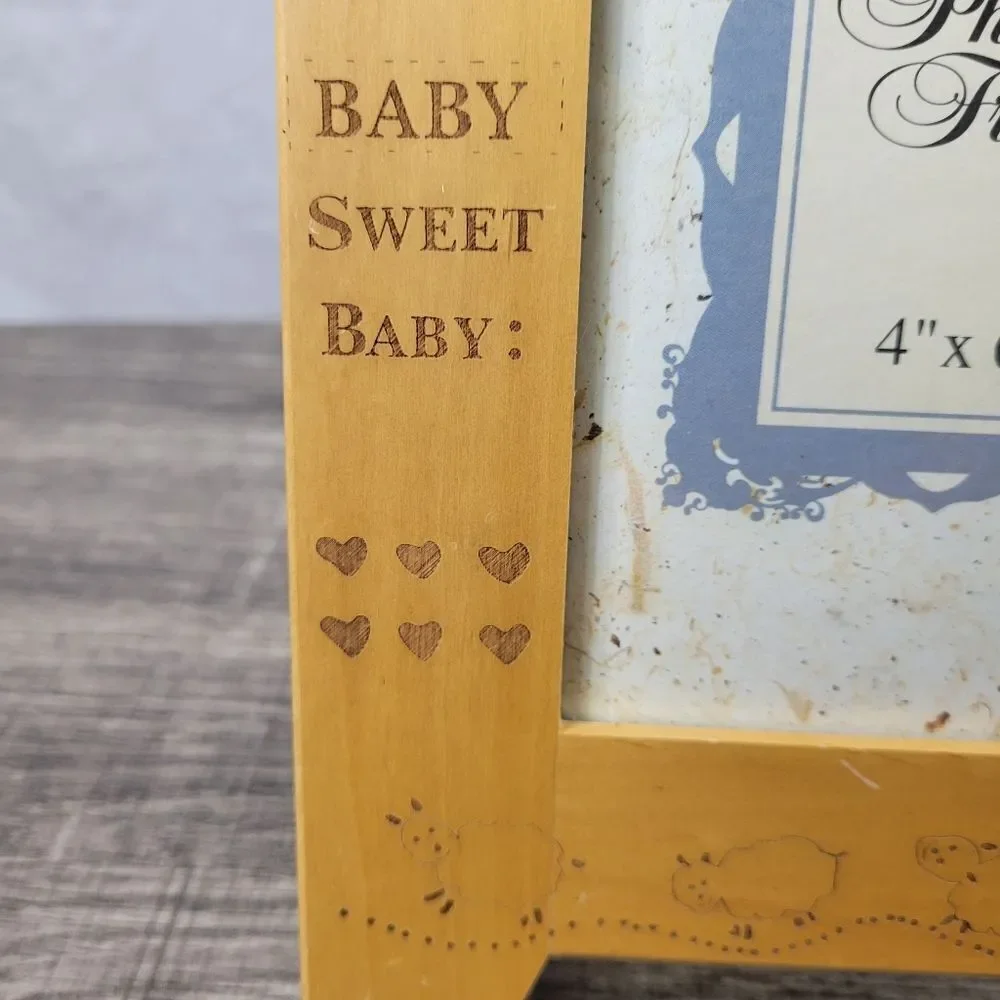 Wooden Baby‎ Themed 4x6 Photo Frame